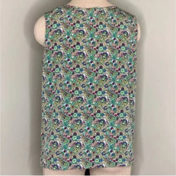 Talbots Sleeveless Scoop Neck Shirt MP - Picture 2 of 9